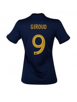 Billige Frankrike Olivier Giroud #9 Hjemmedrakt Dame VM 2022 Kortermet